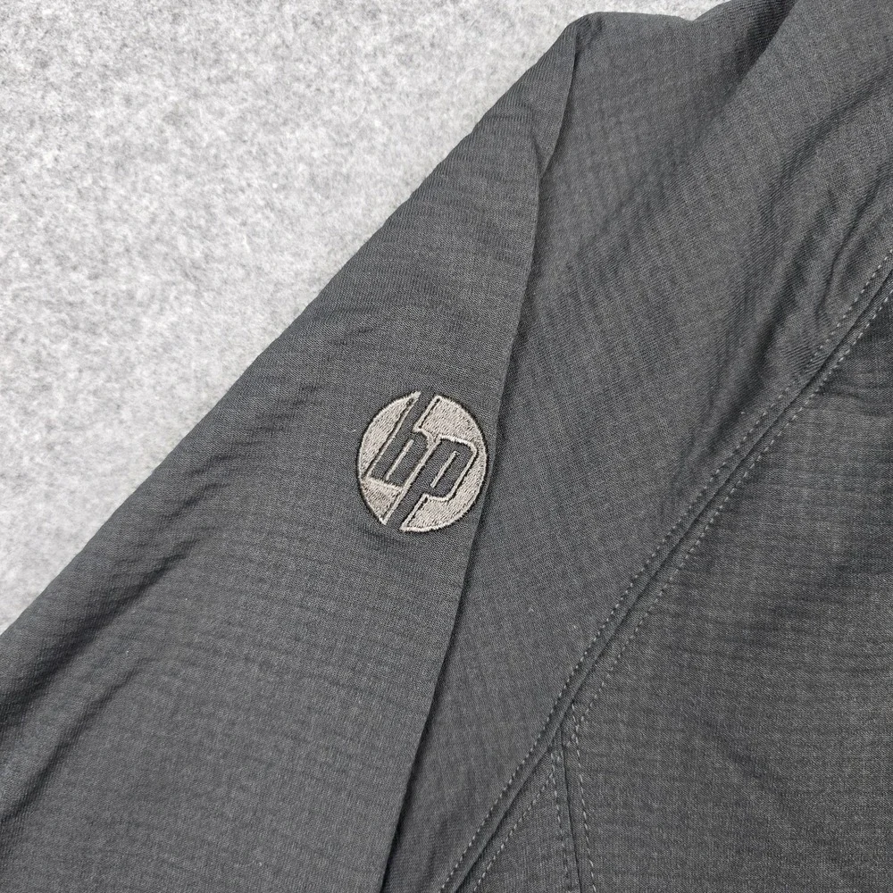 The North Face‎ Jacket Mens XL Gray Softshell Full Zip HP Connection Logo